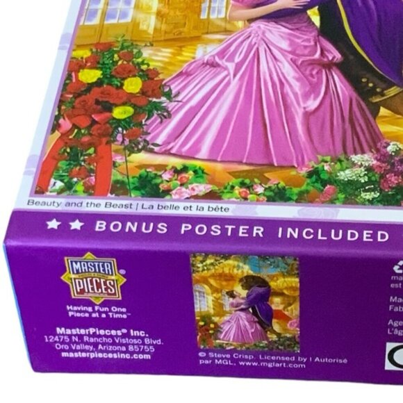 Beauty and the Beast Fairytale Puzzle 1000 piece Jigsaw Puzzle 26.75 x 19.25 - Picture 10 of 16